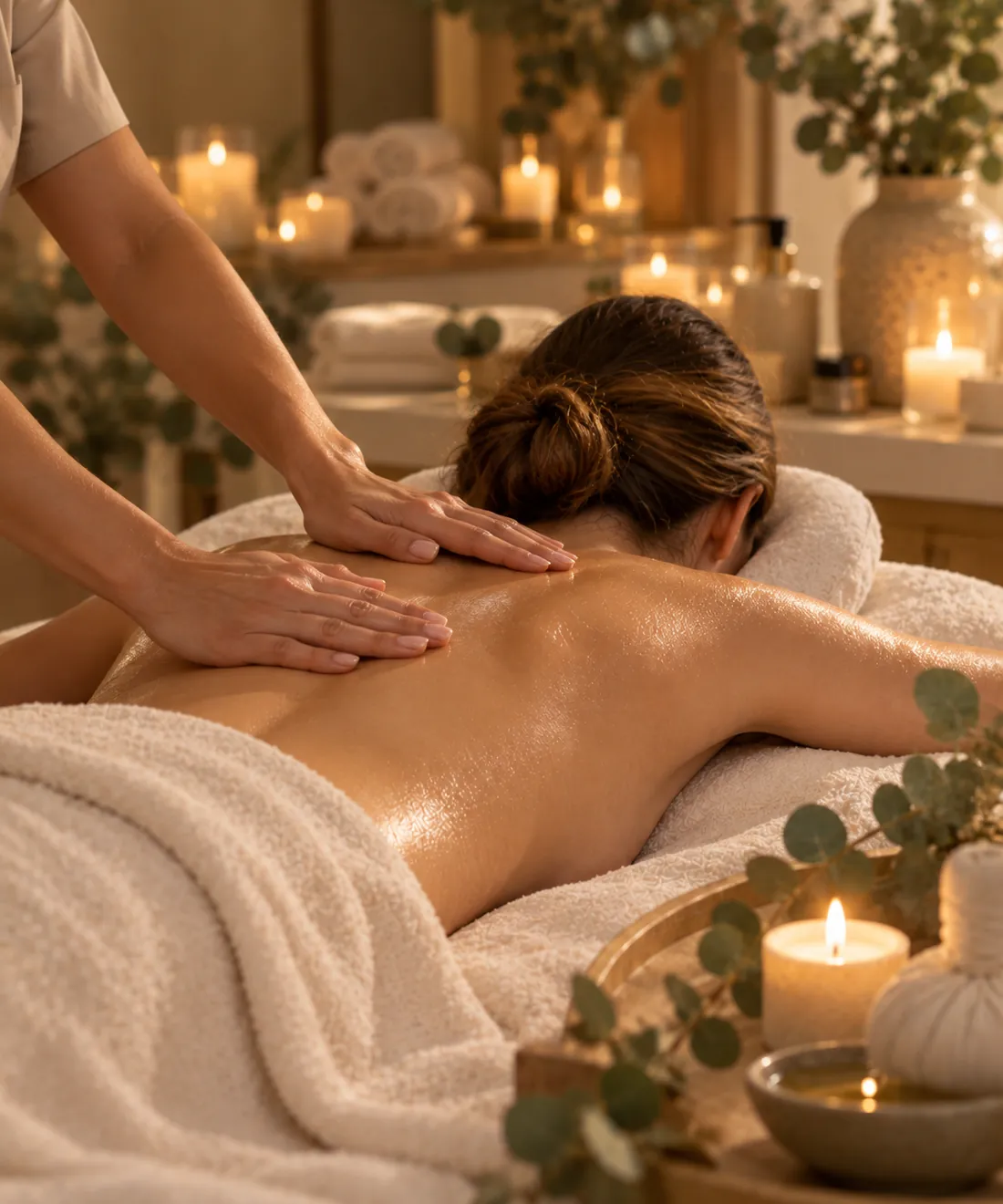 A relaxing massage